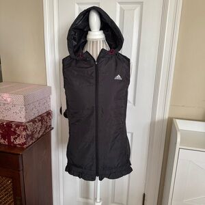 Adidas Packable Climaproof Black Hooded sports Vest